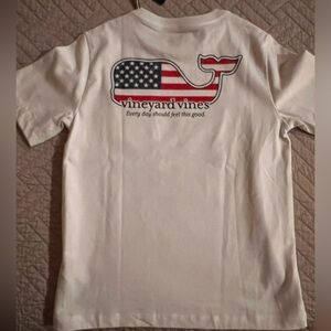 vineyard vines Americana whale short sleeve shirt